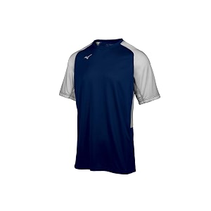 mizuno aerolite crew baseball jersey