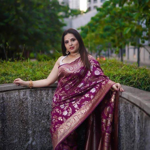 mj trendz jacquard self design blouse material