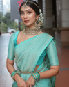MJ TRENDZ Unstitched Jacquard Blouse Material Self Design