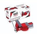Mk Germany base(6inches) professional heavy steel Iron Bench Vice Fixed Base, Red (152mm)