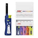 MK Lighter Collector’s Edition Refillable Candle – Multipurpose Jet Flame Butane with Long Wand for Indoor &amp; Outdoor Use Gift Couples Friends Family (Trick Or Treat-5pc)