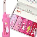MK Lighter Collector’s Edition Refillable Candle – Multipurpose Jet Flame Butane with Long Wand for Indoor &amp; Outdoor Use Gift Couples Friends Family (Polar love-5PC)