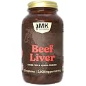 MK Supplements Grass-Fed Desiccated Beef Liver, Non-Defatted, Made in USA