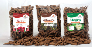 MKagarbatti Trendy Rose woods Mogra 300Gm Dhoop
