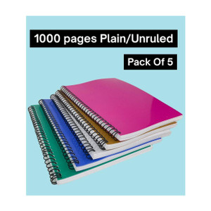 MKG notebook Spiral A4 Notebook Plain 200