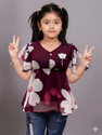 mkgarments Girls Casual Chiffon Top