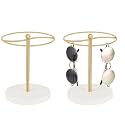 Mkono Sunglasses Organizer, Metal Glass Holder Storage Stand Display 2 Pack