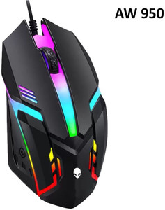 mkv a-gaming mouse wired for compute wired ambidextrous optical  gaming mouse usb 20 multicolor