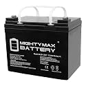 ML35-12INT - 12 Volt 35 AH, Internal Thread (INT) Terminal, Rechargeable SLA AGM Battery