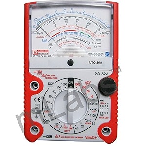 metroq analogue multimeter with mtq 890 holster battery_powered