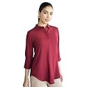 Mlada Hemline Solid Shirts for Women 