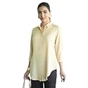 Mlada Hemline Solid Shirts for Women 