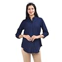Mlada Hemline Solid Shirts for Women 
