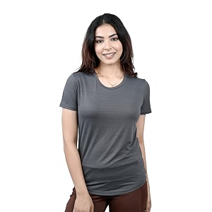 Mlada Luxury Athleisure T Shirt Polyester Stretch