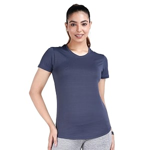 Mlada Luxury Athleisure T Shirt Polyester Stretch