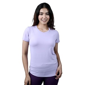 Mlada Luxury Athleisure T Shirt Polyester Stretch