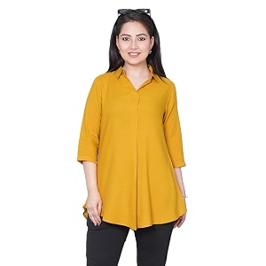 Mlada Rayon Flare Top for Women