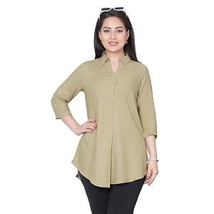 Mlada Rayon Flare Top for Women