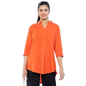 Mlada Rayon Flare Top for Women