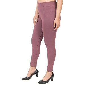 mlada slim fit jeggings with elastic waist band for women office work formal wear trousers stretch cotton knit high waist skinny fit jeggings lycra pants travel comfort jeggings