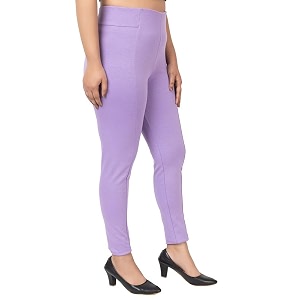 mlada slim fit jeggings with elastic waist band for women office work formal wear trousers stretch cotton knit high waist skinny fit jeggings lycra pants travel comfort jeggings