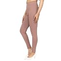 Mlada Slim Fit Jeggings with Elastic Waist Band for Women Office Work Formal Wear Trousers Stretch Cotton Knit High Waist Skinny Fit Jeggings Lycra Pants Travel Comfort Jeggings