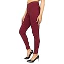 Mlada Slim Fit Jeggings with Elastic Waist Band for Women Office Work Formal Wear Trousers Stretch Cotton Knit High Waist Skinny Fit Jeggings Lycra Pants Travel Comfort Jeggings