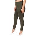 Mlada Slim Fit Jeggings with Elastic Waist Band for Women Office Work Formal Wear Trousers Stretch Cotton Knit High Waist Skinny Fit Jeggings Lycra Pants Travel Comfort Jeggings