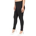 Mlada Slim Fit Jeggings with Elastic Waist Band for Women Office Work Formal Wear Trousers Stretch Cotton Knit High Waist Skinny Fit Jeggings Lycra Pants Travel Comfort Jeggings