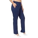 Mlada Straight Fit Cigarette Pencil Pants Elastic