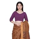 Mlada V-Neck Stretchable Saree Blouse Top for