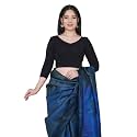 Mlada V-Neck Stretchable Saree Blouse Top for