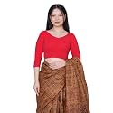Mlada V-Neck Stretchable Saree Blouse Top for