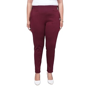 Mlada Womens Solid Cotton Lycra High Waist