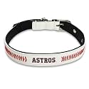 MLB Dog Collar Houston Astros New Signature PRO PVC-Leather Premium Pet Collars Extra Tough &amp; Durable! Super Stylish! Size: Medium Adjustable 16-20" Length x 1" Width