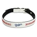 MLB Dog Collar Los Angeles Dodgers New Signature PRO PVC-Leather Premium Pet Collars Extra Tough &amp; Durable! Super Stylish! Size: Small Adjustable 12-15" Length x 0.75" Width