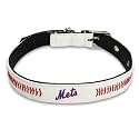 MLB Dog Collar New York Mets New Signature PRO PVC-Leather Premium Pet Collars Extra Tough &amp; Durable! Super Stylish! Size: Large Adjustable 20-29" Length x 1" Width
