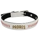MLB Dog Collar SAN Diego Padres NEW Signature PRO PVC-Leather Premium Pet Collars Extra Tough & Durable! Super Stylish! Size: Large Adjustable 20-29" Length x 1" Width