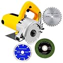 MLD 1050W Marble Cutter Machine 11000 RPM Multipurpose 110mm Capacity Tile Cutting Professional Stone Cut Tool With 3 Pcs Wheels/Discs for Cutting Wood/Metal/Brick/Marble