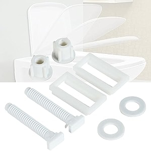 mld repair bottom installation tool kit soft close pvc toilet seat cover replacement hinge bolts soft close screw fixing fitting kit nut bolt bol4044 1 pairwhite plastic