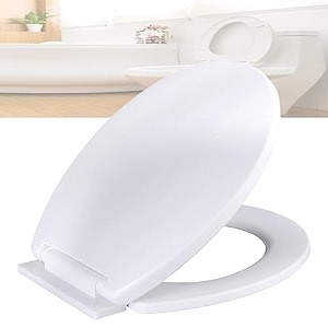 mld soft close amp noise proof toilet seat cover  hydraulic  oval shape with rounded edges european polypropylene hovl4049 color-whiteplastic