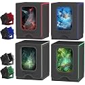 Mlikero 4 Pack Commander Deck Box, Card Deck Box, Commander Display
