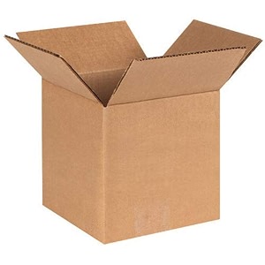 mm will care corrugated square box packaging material 5  5  5 inch-pack of 50 boxes 5  5  5 inch-p50