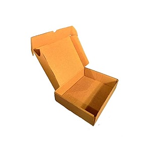 mm will care flat - self locking corrugated sturdy shipping boxes brown 6x5x15 inch pack of 25