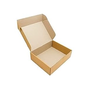mm will care flat - self locking corrugated sturdy shipping boxes brown count-100 7x5x275 inch