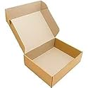 MM WILL CARE - WE WILL CARE YOUR PRODUCTS Flat - Self Locking Corrugated Sturdy Shipping Boxes Brown (10.50X10X2.50 Inch, Pack Of 25)