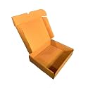 MM WILL CARE - WE WILL CARE YOUR PRODUCTS Flat - Self Locking Corrugated Sturdy Shipping Boxes Brown (10X8X1.25 Inch, Pack Of 100)