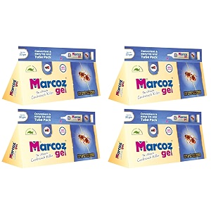 mmr making marvelous marcoz gel cockroach killer 20 gm tube pack easy-to-use pack of 4