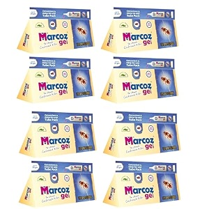 mmr making marvelous marcoz gel cockroach killer 20 gm tube pack easy-to-use pack of 8