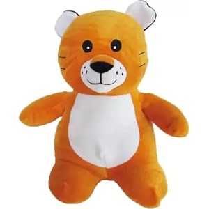 cute tiger plush with embroidery eyes orange - 28cm - 28 cm orangetoys for kids toys pillow baby products kids toys toys for girls teddy bear baby toys new born baby products all toys for boys toy soft toys soft toys for girls toys for 1 year old gifts teddy bear
